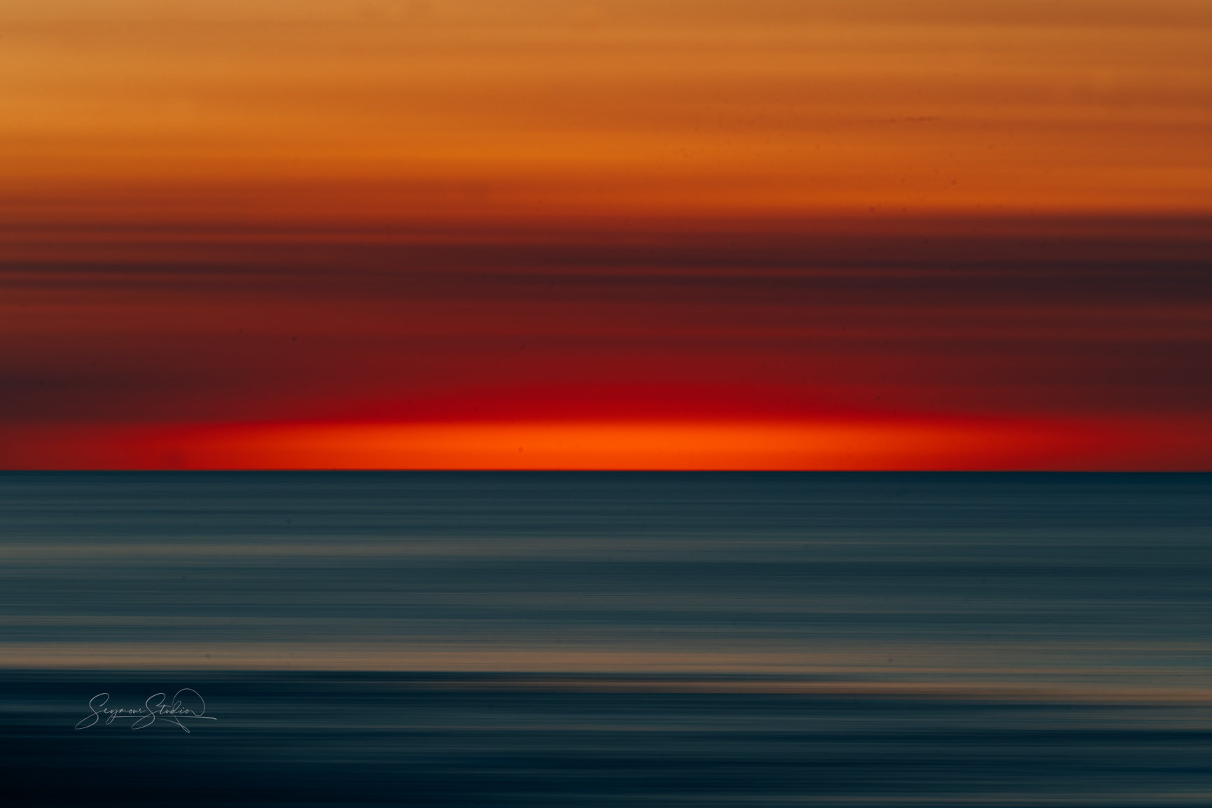 A blurred Bahamian Sunset